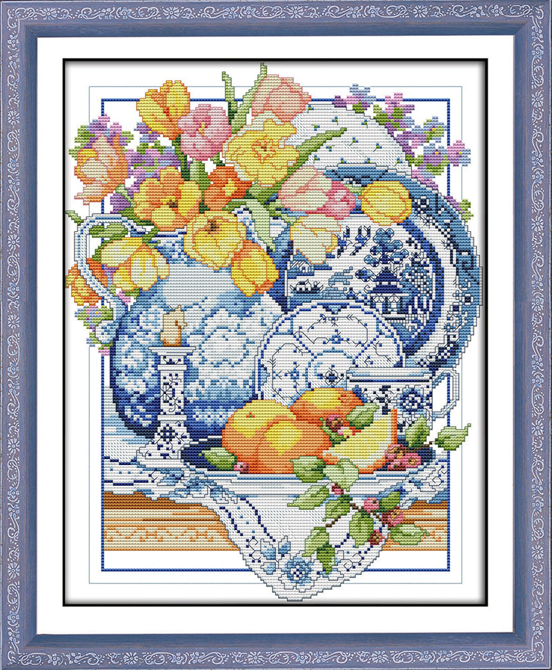 Porcelain Cross Stitch Kits J391