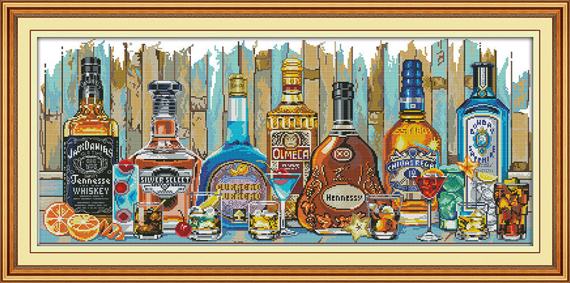 Wine Cross Stitch Kits J393