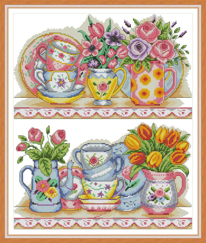 Porcelain Cross Stitch Kits J470