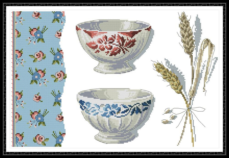 Porcelain Cross Stitch Kits J471