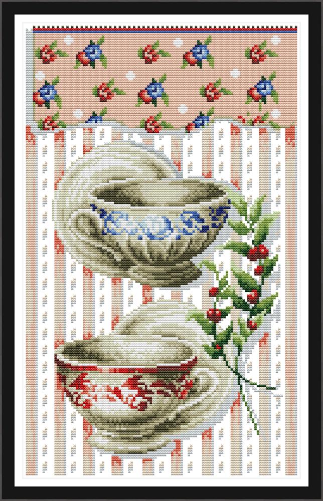 Porcelain Cross Stitch Kits J473