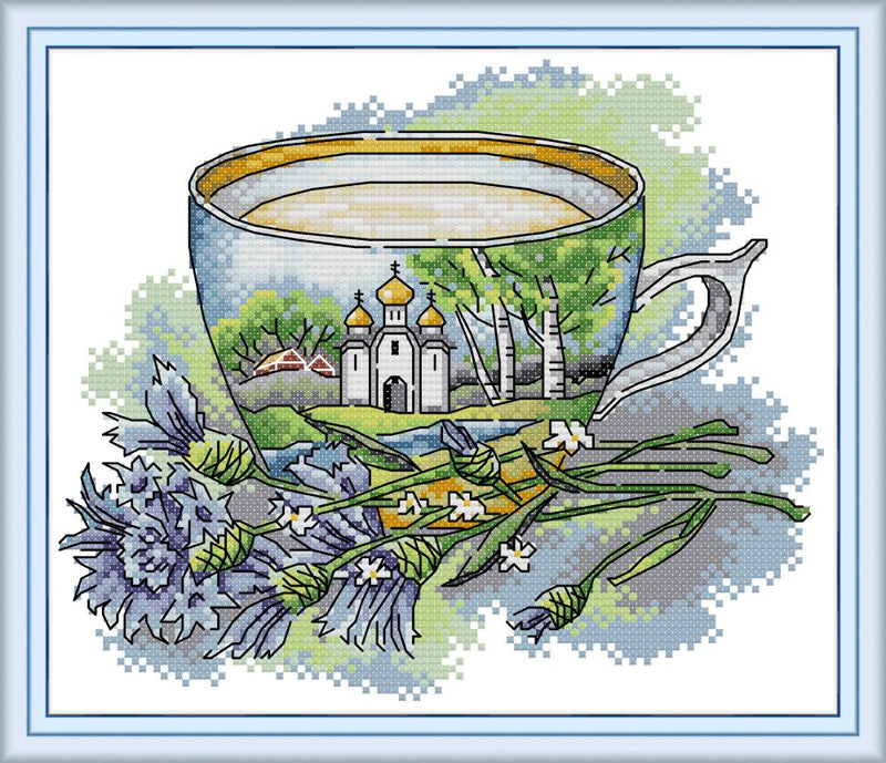 Cup Cross Stitch Kits J482