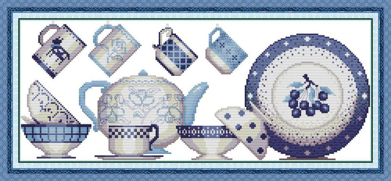 Porcelain Cross Stitch Kits J496