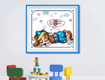 Dog Cross Stitch Kits K008