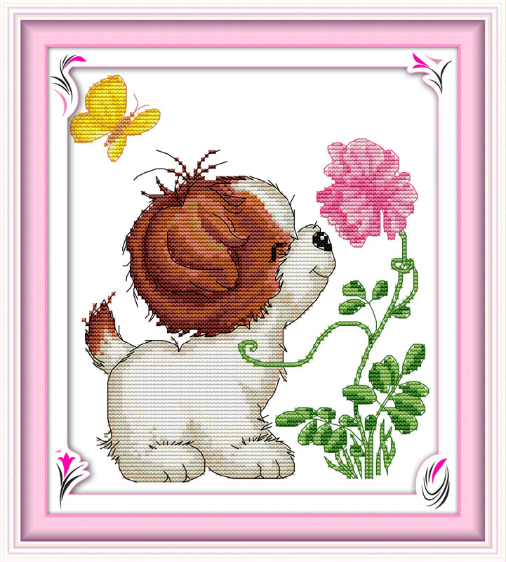 Dog Cross Stitch Kits K036