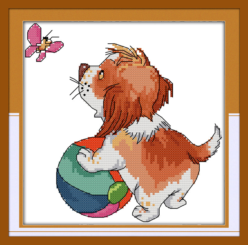 Dog Cross Stitch Kits K163