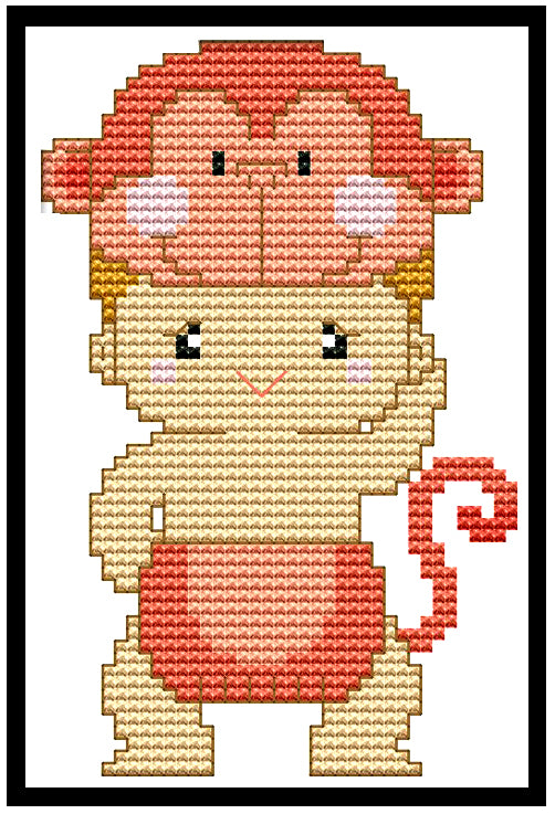 Monkey Cross Stitch Kits K213 5275