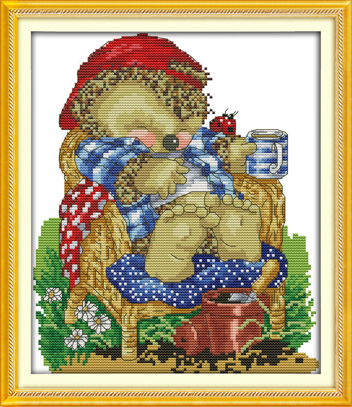 Hedgehog Cross Stitch Kits K621