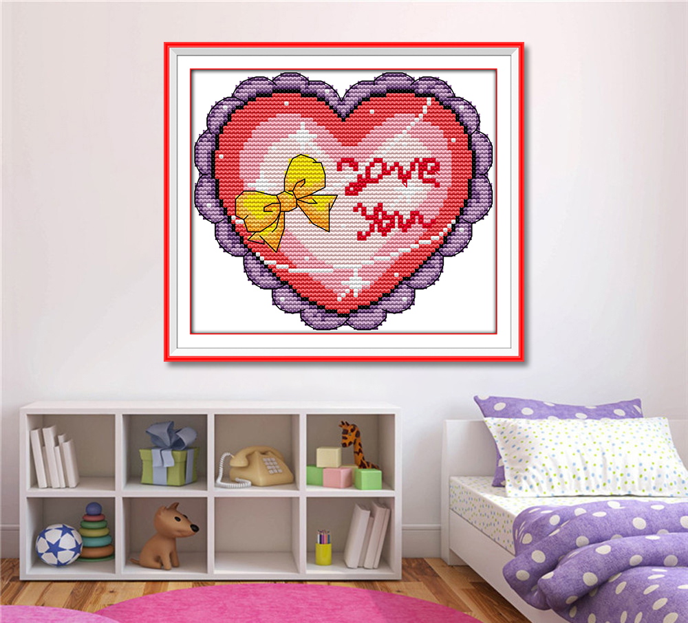 Heart Cross Stitch Kits K714