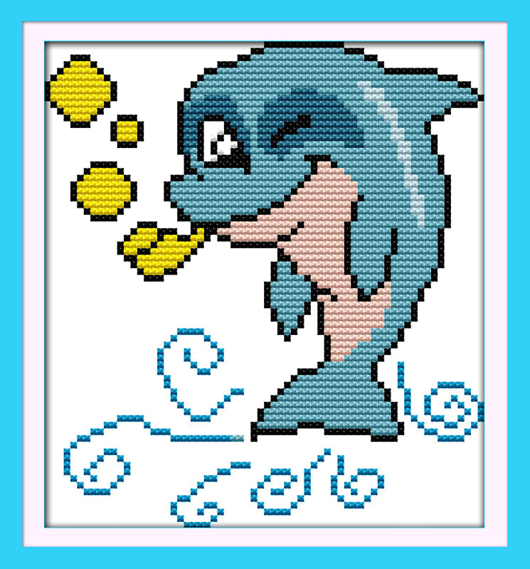 Dolphin Cross Stitch Kits K723