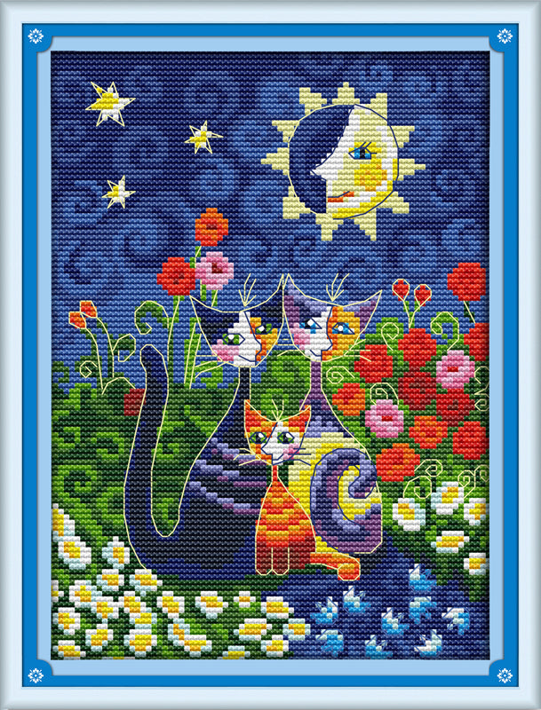 Cat Cross Stitch Kits K989