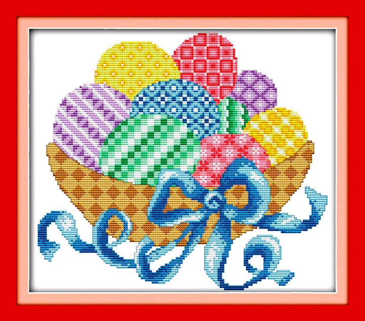 Egg Cross Stitch Kits KB013