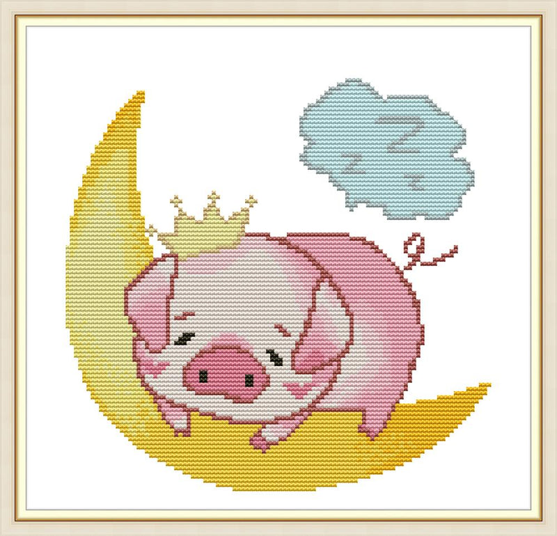 Pig Cross Stitch Kits KB063