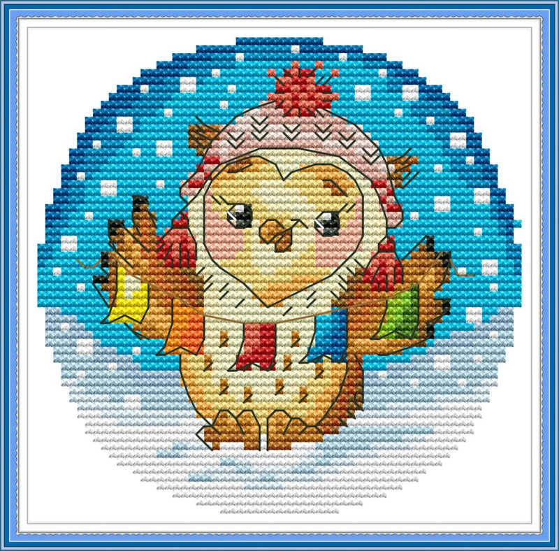 Owl Cross Stitch Kits KB089