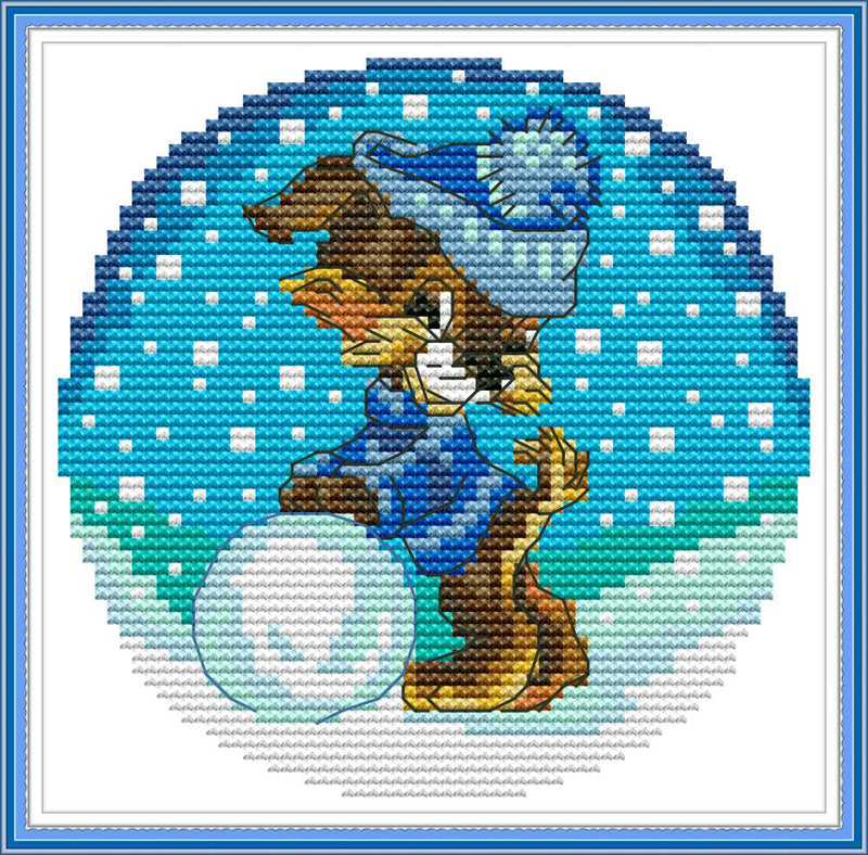 Dog Cross Stitch Kits KB093