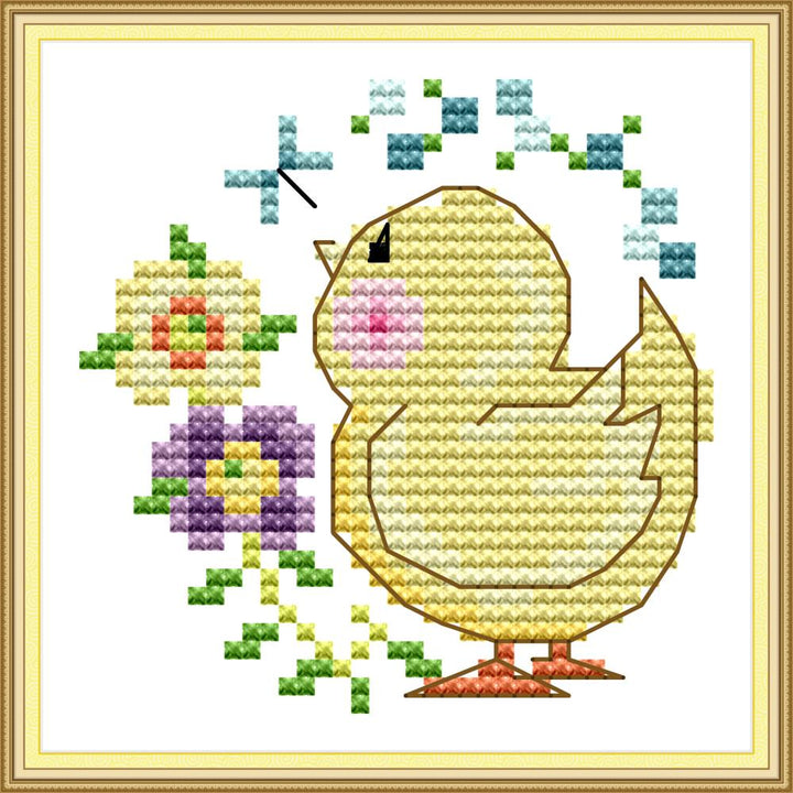 Chick Cross Stitch Kits KB099