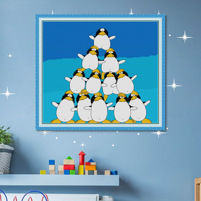 Penguin Cross Stitch Kits KB106