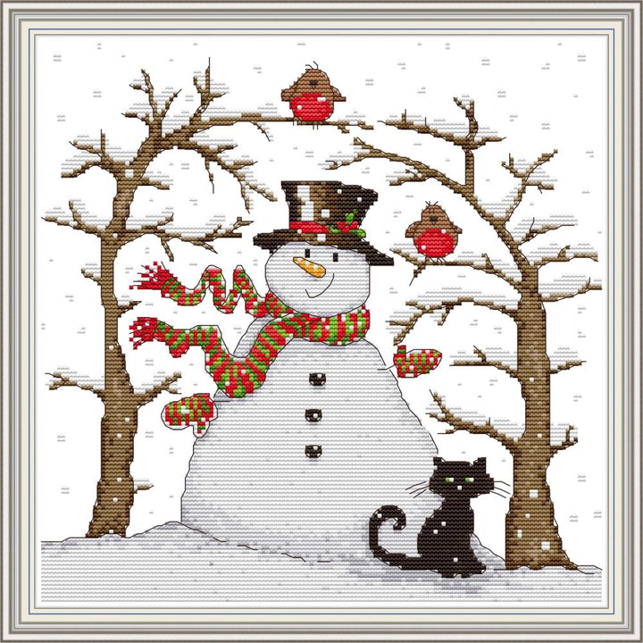 Snowman Cross Stitch Kits KB114