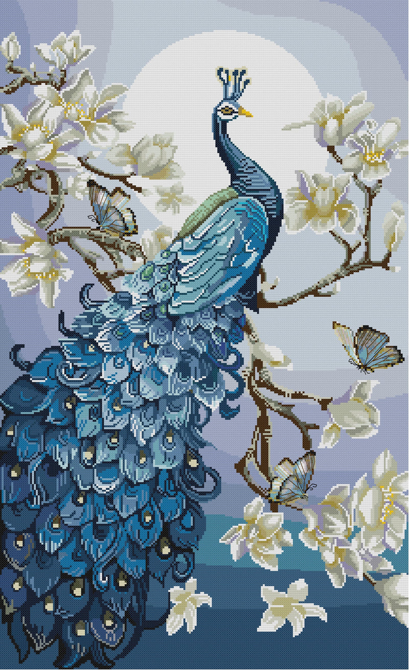 Peacock Cross Stitch Kits DA639 36639