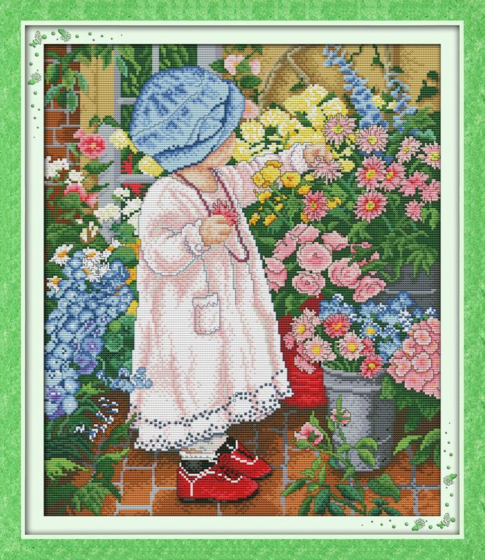 Girl Cross Stitch Kits R408