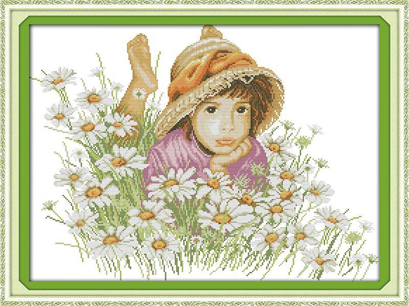 Girl Cross Stitch Kits R492