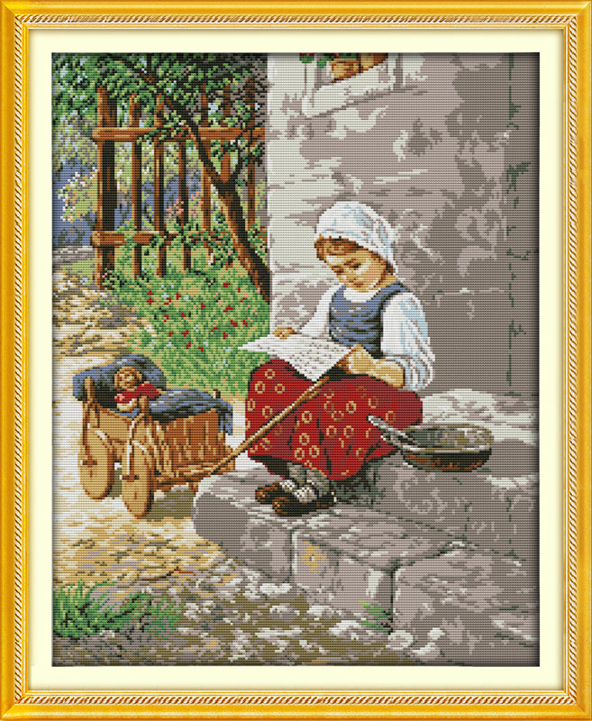 Girl Cross Stitch Kits R562