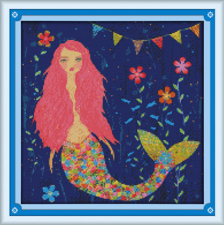 Mermaid Cross Stitch Kits R597