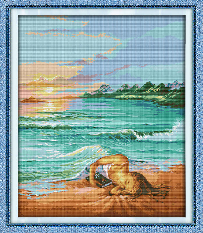 Mermaid Cross Stitch Kits R689