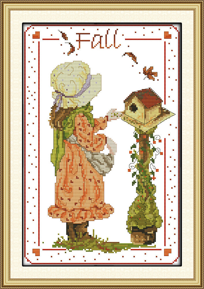 Girl Cross Stitch Kits RA013