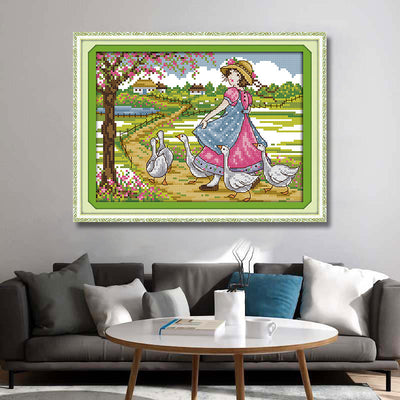 Girl Cross Stitch Kits RA019