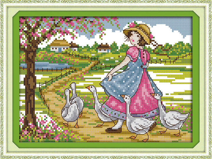 Girl Cross Stitch Kits RA019