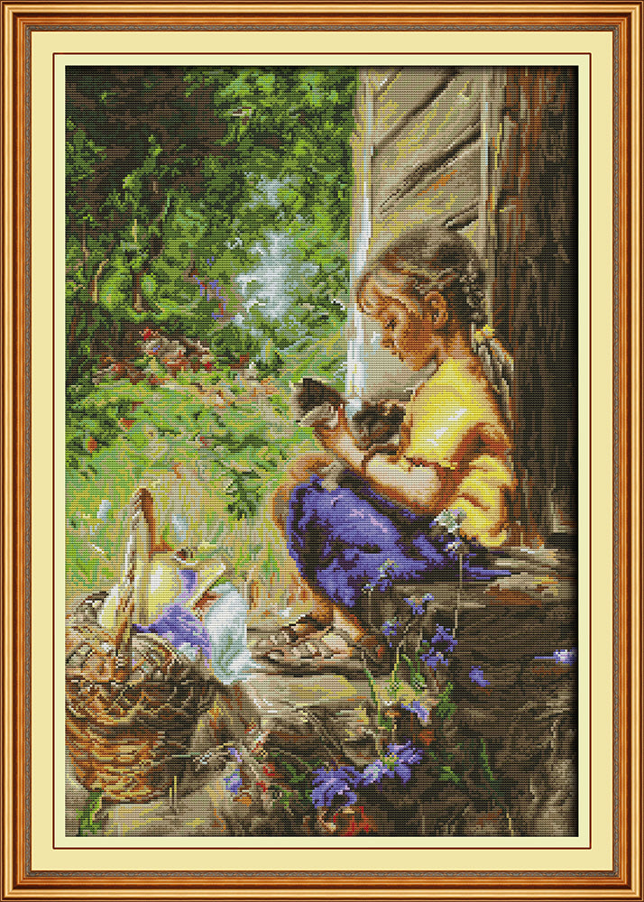 Girl Cross Stitch Kits RA086