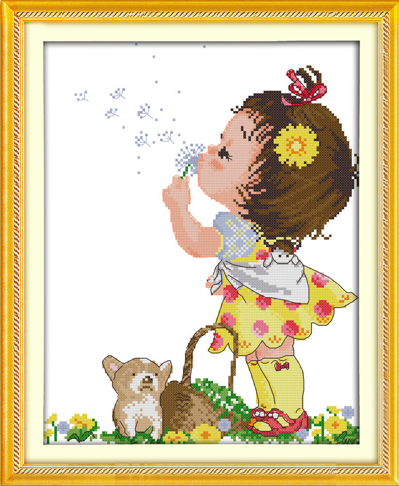 Girl Cross Stitch Kits RA094