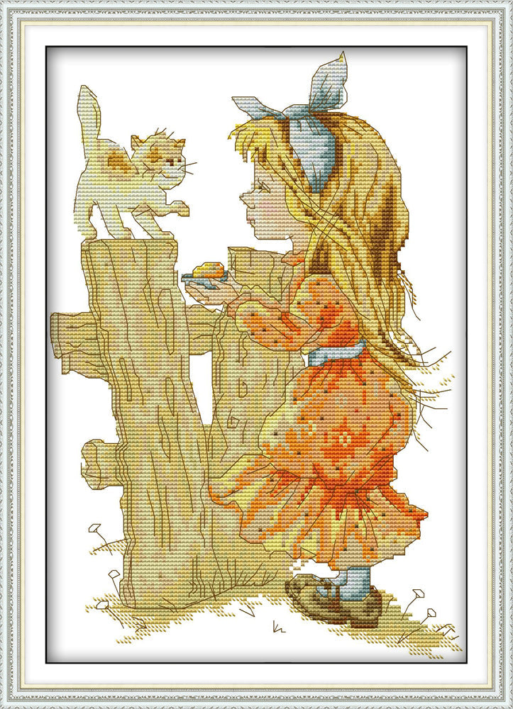 Girl Cross Stitch Kits RA155