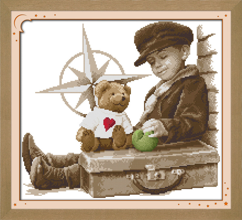 Boy Cross Stitch Kits RA206