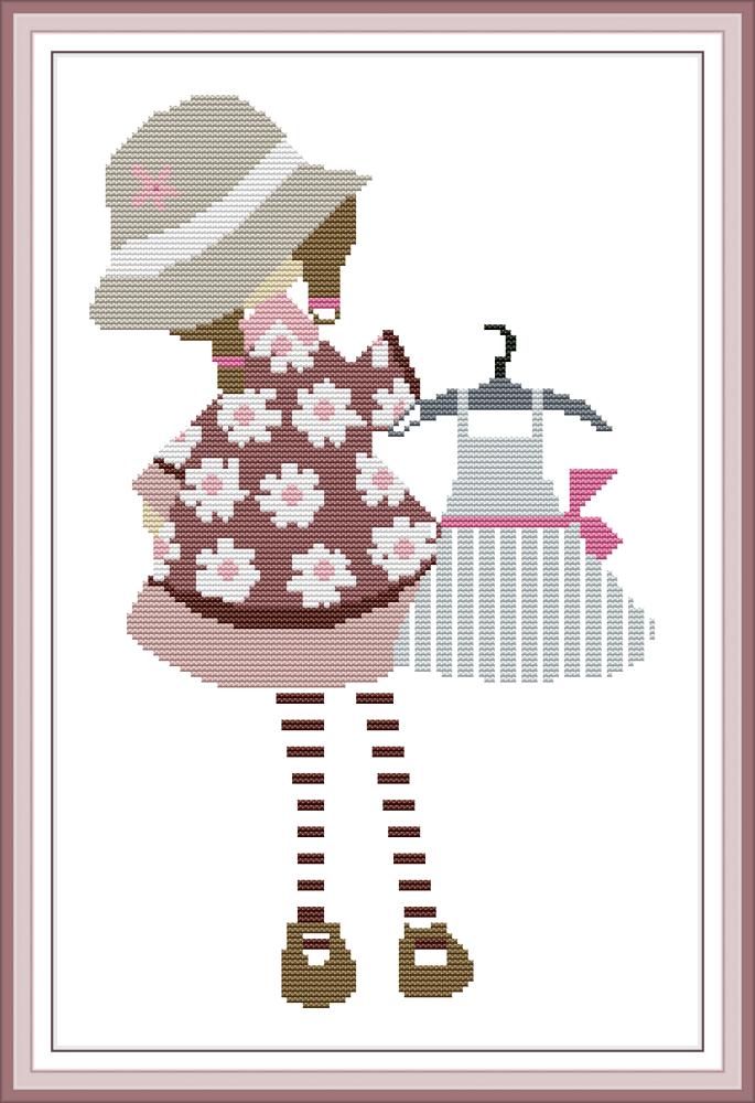 Girl Cross Stitch Kits RA284