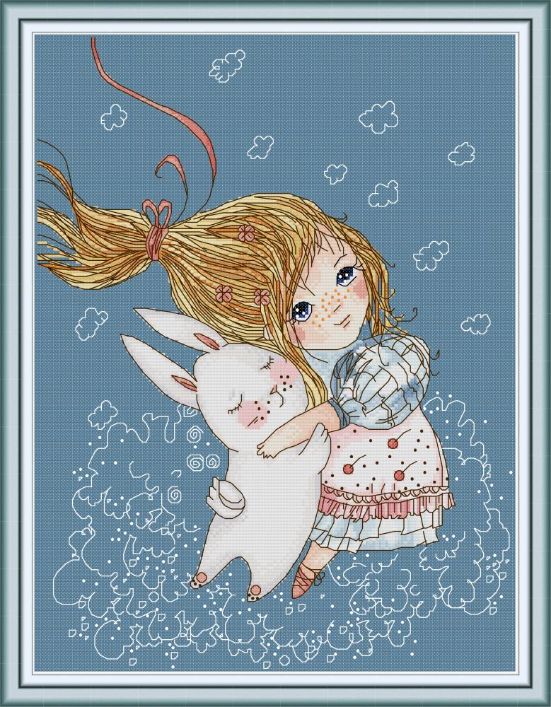 Girl Cross Stitch Kits RA317