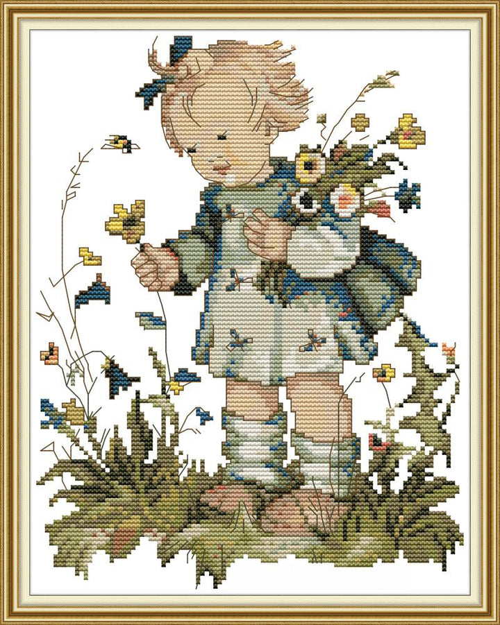 Girl Cross Stitch Kits RA328