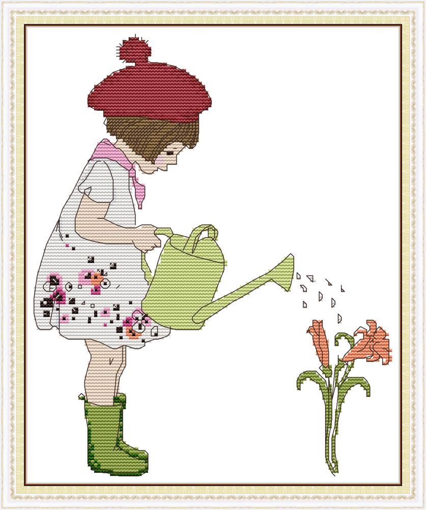 Girl Cross Stitch Kits RA333