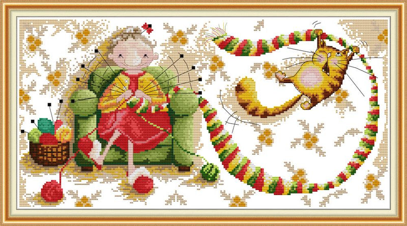 Girl Cross Stitch Kits RA350