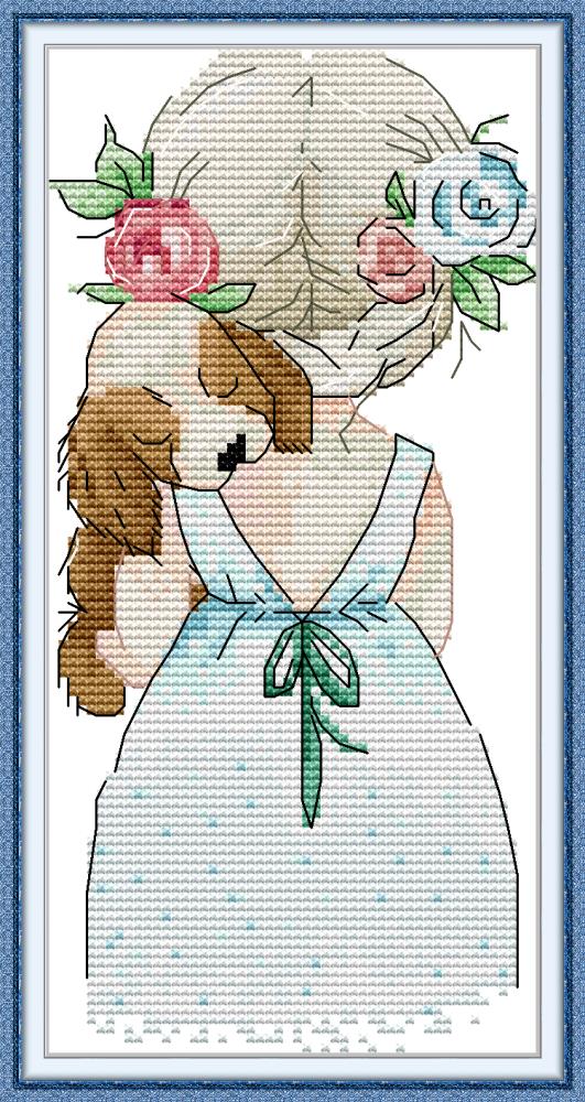 Girl Cross Stitch Kits RA354