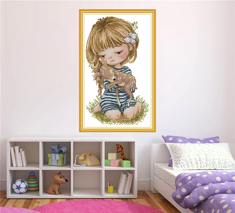 Girl Cross Stitch Kits RA366