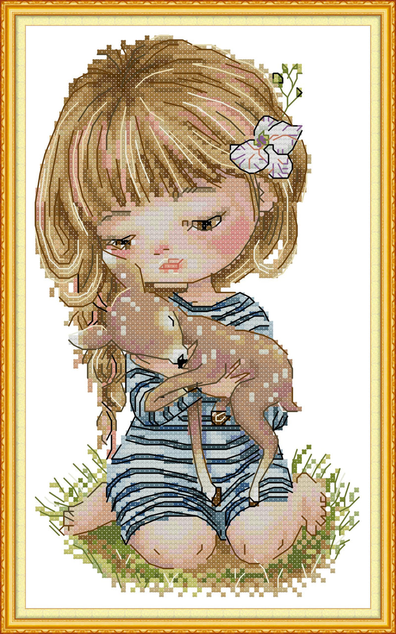 Girl Cross Stitch Kits RA366