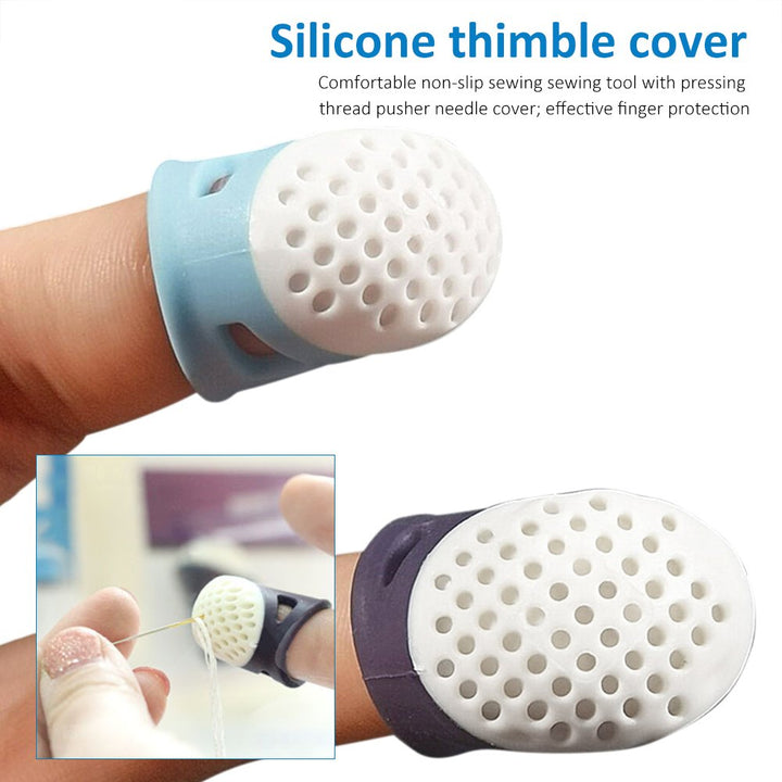 Household Sewing DIY Tools Quilting Craft Nonslip Thimble Finger Cover (2 in stock) TOOL15