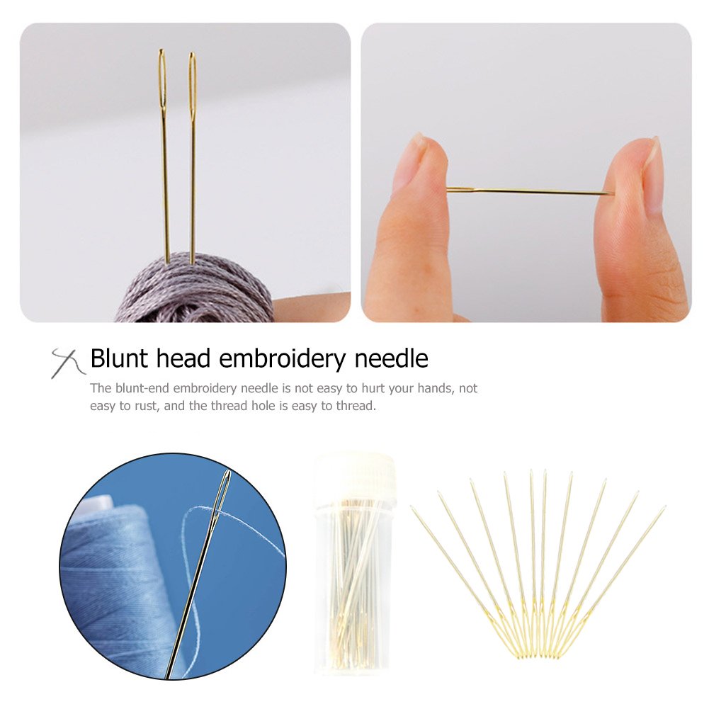 10pcs/Lot Embroidery Needle Set Knitting Craft DIY Sewing Cross Stitch TOOL22