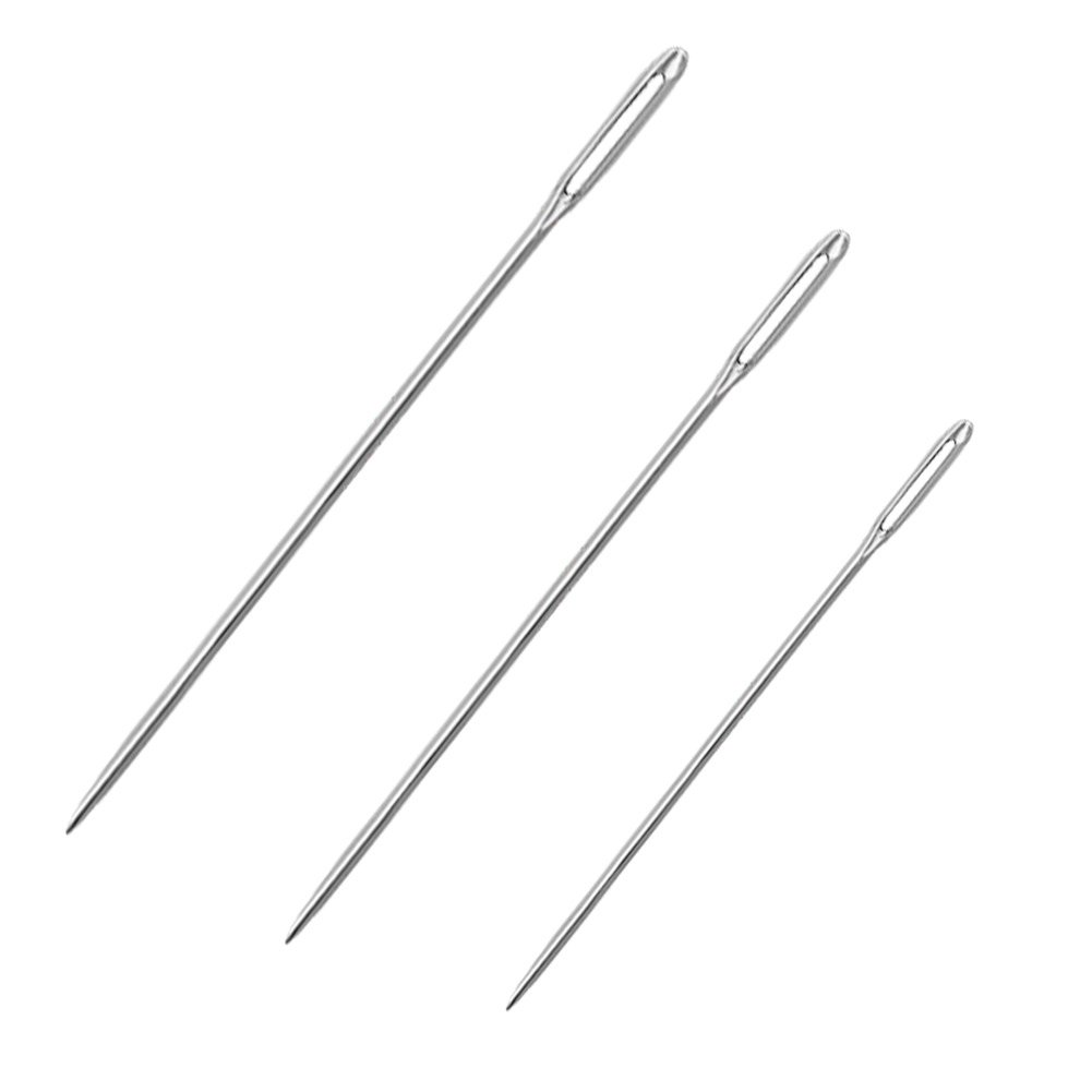 Big Eye Sewing Needles Set Stainless Steel Stitching Tools (5pcs a bottle) TOOL5