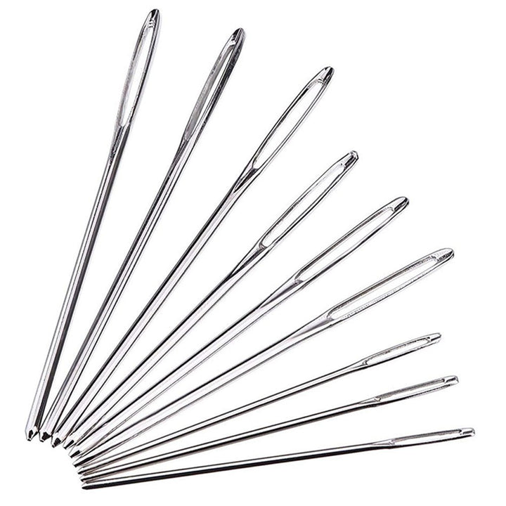 Big Eye Sewing Needles Set Stainless Steel Stitching Tools (5pcs a bottle) TOOL5