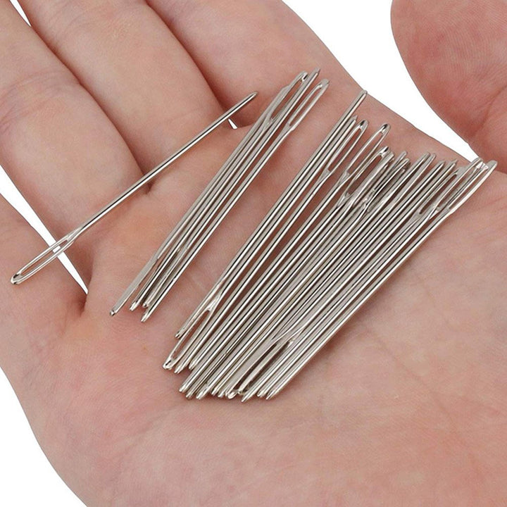 Big Eye Sewing Needles Set Stainless Steel Stitching Tools (5pcs a bottle) TOOL5